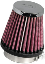 Load image into Gallery viewer, K&amp;N Engineering Air Filters - Universal Fit K&amp;N Universal Chrome Filter 1 15/16 inch FLG / 3 inch Base / 2 inch Top / 3 inch Height