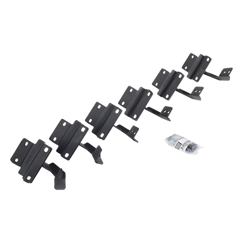 Go Rhino Brackets Go Rhino 15-21 Ford F-150 SC 4DR Mounting Brackets (V-Series V3/RB10 Slim/RB20 Slim) - Tex. Blk