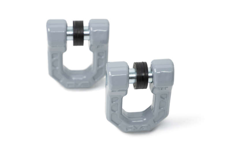 DV8 Offroad Bumper Accessories DV8 Offroad Elite Series D-Ring Shackles - Pair (Gray)