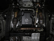 Load image into Gallery viewer, aFe Diff Covers aFe 17-24 Ford F-150 10R60/10R80 Pro Series Rear Transmission Pan Black w/ Machined Fins