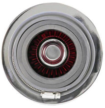Load image into Gallery viewer, K&amp;N Engineering Air Filters - Universal Fit K&amp;N Universal Air Filter Chrome Round Tapered Red - 4in Flange ID x 1.125in Flange Length x 5.5in H