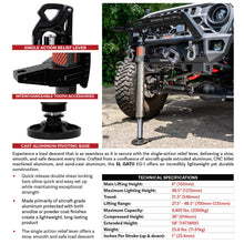 Load image into Gallery viewer, Go Rhino Uncategorized Go Rhino Xventure Gear EG1 El Gato Hydraulic Jack - Graphite