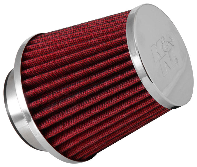 K&N Engineering Air Filters - Universal Fit K&N Universal Chrome Filter 2 3/4in FLG / 4 1/2in Bottom / 4 1/2in Height