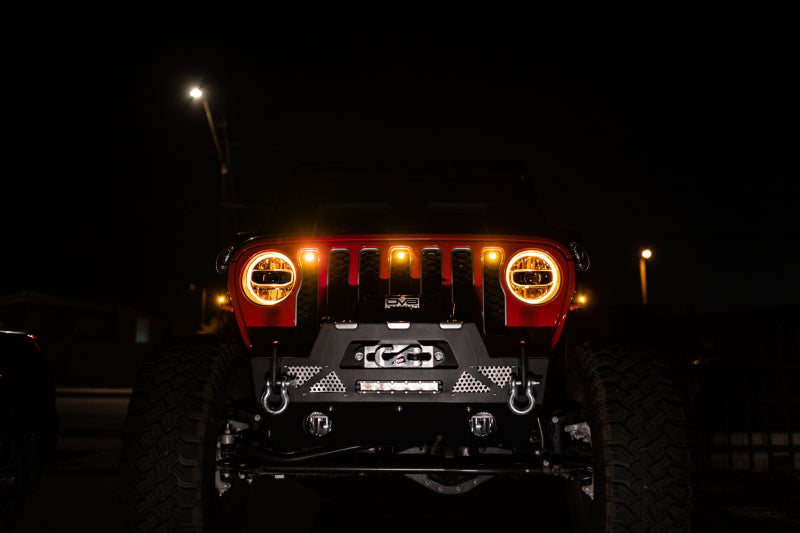 DV8 Offroad Grilles DV8 Offroad 2018+ Jeep JL Grill Amber Marker Lights