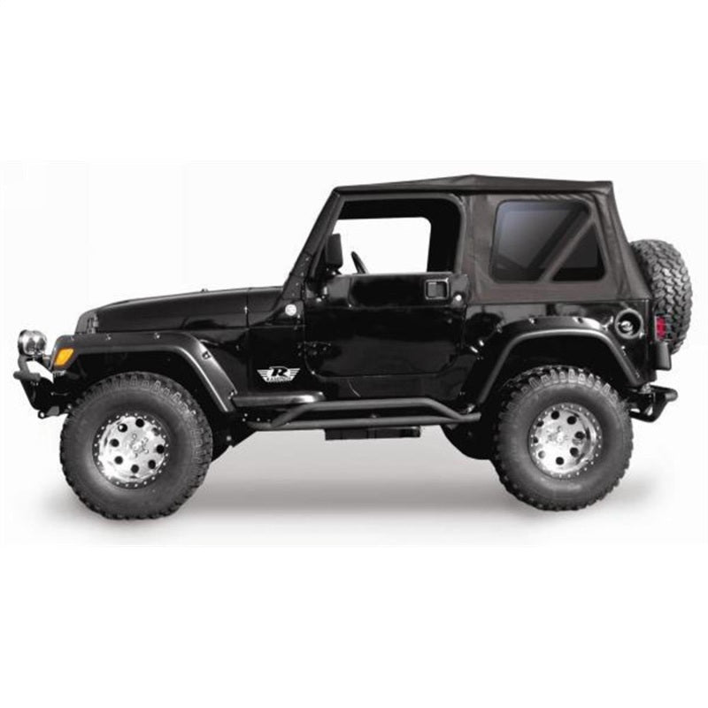 Rampage Soft Tops Rampage 1997-2006 Jeep Wrangler(TJ) Complete Top - Black Diamond