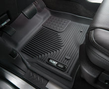 Load image into Gallery viewer, Husky Liners Floor Mats - Rubber Husky Liners 15-17 Ford F-250 Super Duty Crew Cab X-Act Contour Black Front Floor Liners