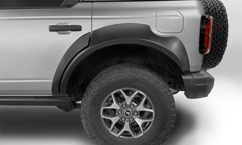 Bushwacker Fender Flares Bushwacker 2021+ Ford Bronco 4-Door Extend-A-Flares 4pc - Black