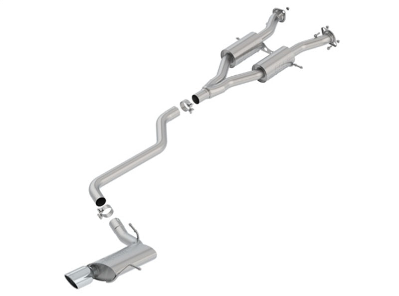 Borla Catback Borla 14-18 Jeep Grand Cherokee 3.6L A/T 4DR S-Type 2.5in Catback Exhaust w/Polished Tip
