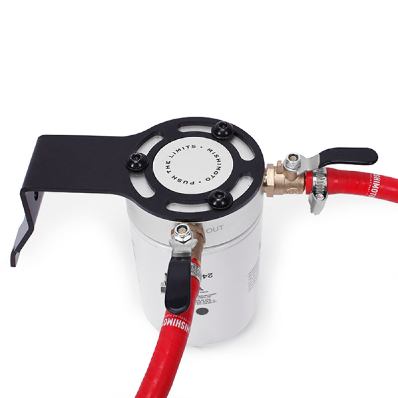 Mishimoto Coolant Filters Mishimoto 03-07 Ford 6.0L Powerstroke Coolant Filtration Kit - Red