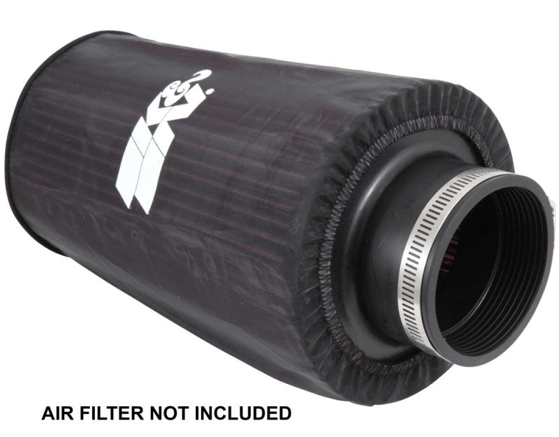 K&N Engineering Pre-Filters K&N Universal Round Tapered Filter Wrap - Black - 6in Base ID x 4.625in Top ID x 9in Height