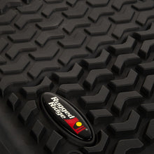 Load image into Gallery viewer, Rugged Ridge Floor Mats - Rubber Rugged Ridge Floor Liner Front Black 2018-2020 Jeep Wrangler 2020 Gladiator JL / JT