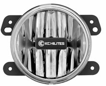 Load image into Gallery viewer, KC HiLiTES Fog Lights KC HiLiTES 10-18 Jeep JK 4in. Gravity G4 LED Light 10w SAE/ECE Clear Fog Beam (Single)