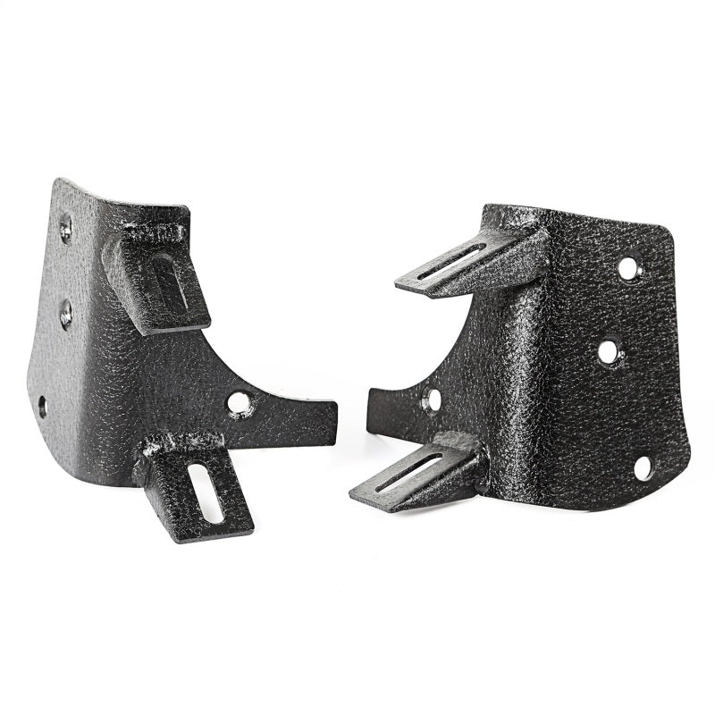 Rugged Ridge Light Mounts Rugged Ridge 97-06 Jeep Wrangler TJ Textured Black Dual A-Pillar Light Mount