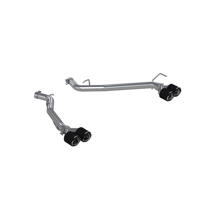 MBRP Axle Back MBRP 20-21 Ford Explorer ST 3.0L EcoBoost Dual Rear Exit Axle Back w/ Quad Carbon Fiber Tips - T304