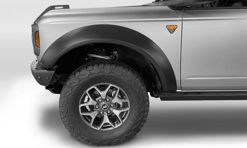 Bushwacker Fender Flares Bushwacker 2021+ Ford Bronco 4-Door Extend-A-Flares 4pc - Black