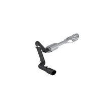 Load image into Gallery viewer, MBRP Catback MBRP 19-24 GM 1500 Silverado/Sierra 2.7L Blk-Coated Alum. Steel 3in Cat-Back Single Side 4in Blk Tip