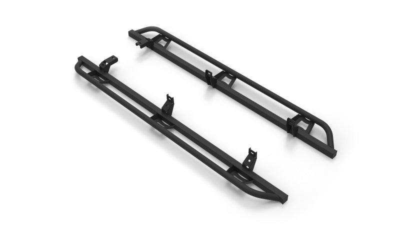 N-Fab Body Armor & Rock Rails N-Fab Trail Slider Steps 19-20 Ford Ranger Crew Cab All Beds - SRW - Textured Black