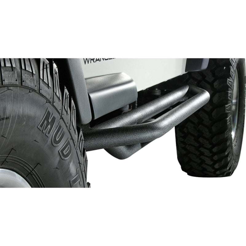 Rugged Ridge Body Armor & Rock Rails Rugged Ridge RRC Side Armor Guards 87-06 Jeep Wrangler
