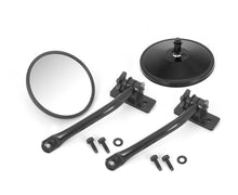 Load image into Gallery viewer, Rugged Ridge Exterior Trim Rugged Ridge 97-18 Jeep Wrangler Black Round Quick Release Mirror