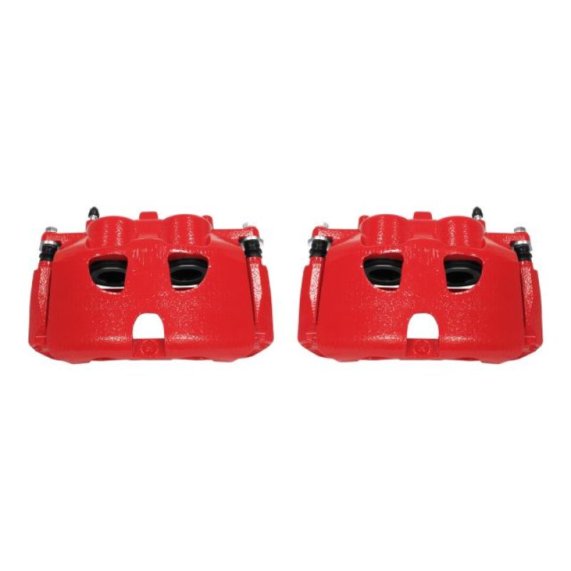 PowerStop Brake Calipers - Perf Power Stop 10-17 Ford Expedition Front Red Calipers w/Brackets - Pair