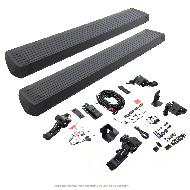 Go Rhino Running Boards Go Rhino 18-23 Jeep Wrangler 4dr E-BOARD E1 Electric Running Board Kit (Drilling Req.) - Tex. Blk