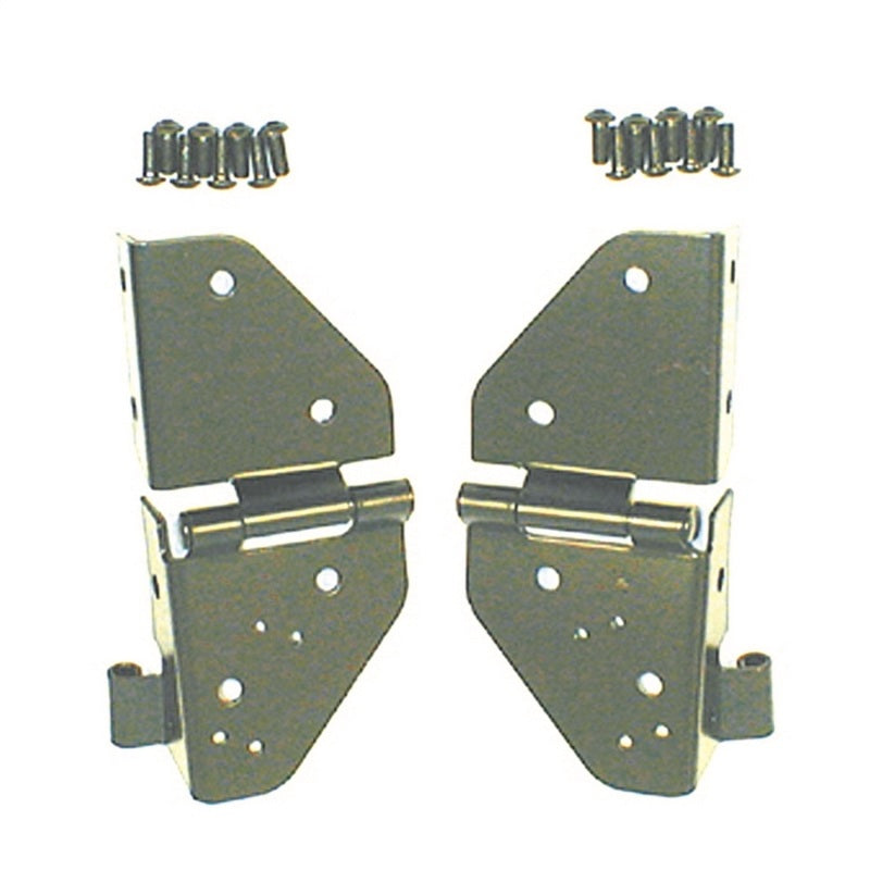 Rugged Ridge Hardware - Singles Rugged Ridge 76-86 Jeep CJ / 87-95 Jeep Wrangler YJ Black Windshield Hinges