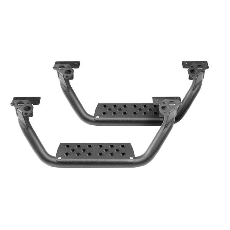 Go Rhino Side Steps Go Rhino Dominator Extreme D6 SideSteps - Tex Blk - 4in Drop Down Steps (Pair)