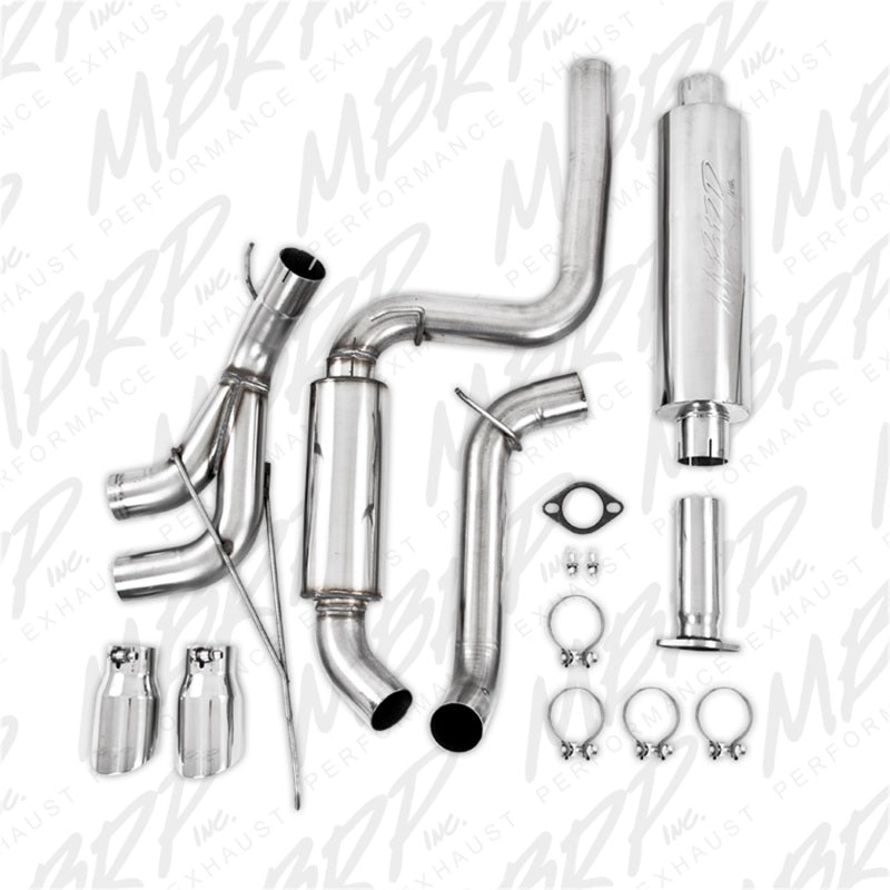 MBRP Catback MBRP 13-14 Ford Focus ST 2.0L EcoBoost Dual Center Outlet T409 3in Cat Back