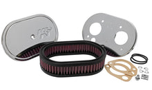 Load image into Gallery viewer, K&amp;N Engineering Air Filters - Direct Fit K&amp;N Custom Racing Assembly Oval Red - 1.75in Filer Height
