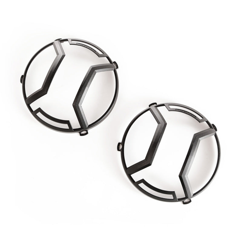 Rugged Ridge Light Covers and Guards Rugged Ridge 07-18 Jeep Wrangler JK/JKU Textured Black Elite Headlight Euro Guards