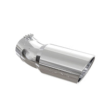 Load image into Gallery viewer, MBRP Steel Tubing MBRP Universal Tip 6in OD 5in Inlet 15.5in Length 30 Deg Bend Angled Rolled End T304
