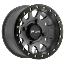 Load image into Gallery viewer, Method Wheels Wheels - Cast Method MR401 UTV Beadlock 15x7 4+3/+13mm Offset 4x136 106mm CB Titanium w/Matte Black Ring Wheel