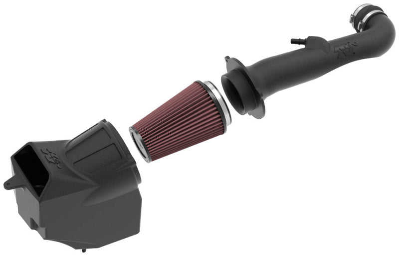 K&N Engineering Cold Air Intakes K&N 2018 Jeep Wrangler JL V6-3.6L F/I Aircharger Performance Intake
