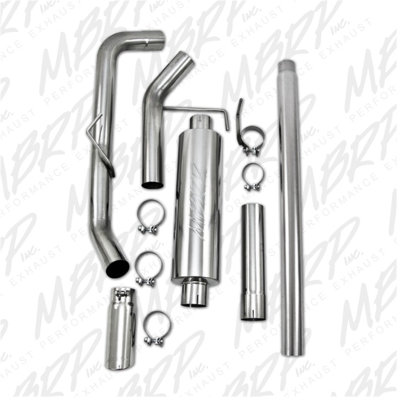 MBRP Catback MBRP 2004-2008 Ford F150 EC/CC-SB Cat Back Single Side