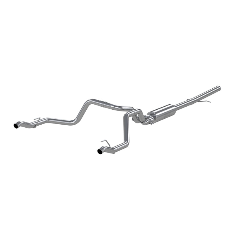 MBRP Catback MBRP 2019 Chevrolet Silverado 1500 4.3L/5.3L 2.5in Cat Back Dual Rear Exit - T304