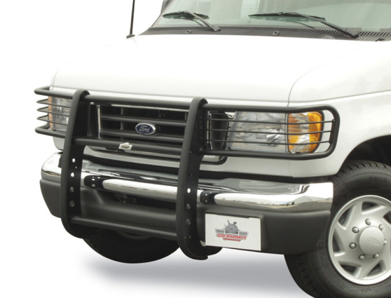 Go Rhino Grille Guards Go Rhino 03-07 Ford E-250/E-350 Econoline Van 3000 Series StepGuard - Black
