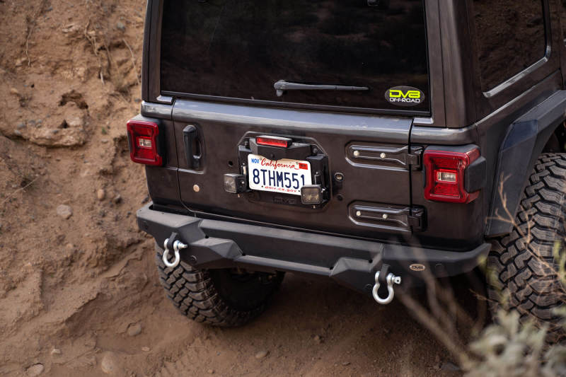 DV8 Offroad Brackets DV8 Offroad 18-22 Jeep Wrangler JL Spare Tire Delete Kit w/Light Mounts