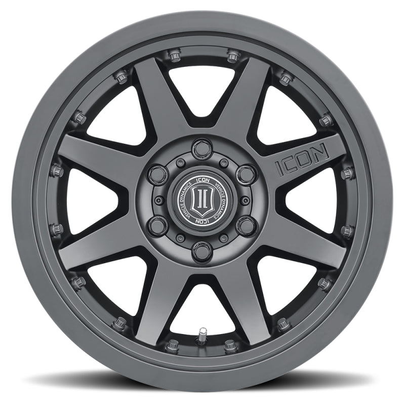 ICON Wheels - Cast ICON Rebound Pro 17x8.5 6x5.5 0mm Offset 4.75in BS 106.1mm Bore Satin Black Wheel