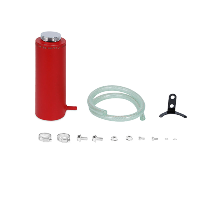 Mishimoto Coolant Reservoirs Mishimoto Aluminum Coolant Reservoir Tank - Wrinkle Red