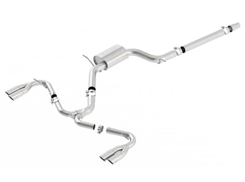 Borla Catback Borla 14-19 Seat Leon Cupra 2.0L AT/MT FWD 4DR Stainless Steel S-Type Catback Exhaust Brushed Tip
