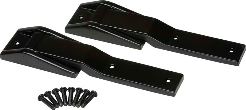 Kentrol Tailgate Accessories Kentrol 97-06 Jeep Wrangler TJ Tailgate Hinge Pair - Powdercoat Black