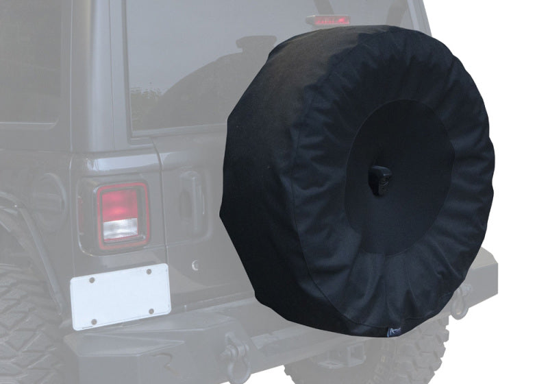 Rampage Car Covers Rampage 2018-2019 Jeep Wrangler(JL) Sport 2-Door Tire Cover w/Camera Slot 30in-32in - Black