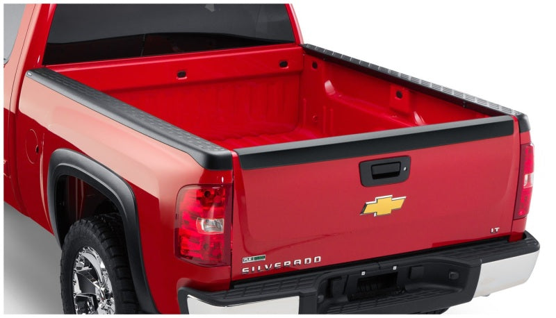 Bushwacker Bed Caps Bushwacker 07-13 Chevy Silverado 1500 Fleetside Bed Rail Caps 97.6in Bed - Black