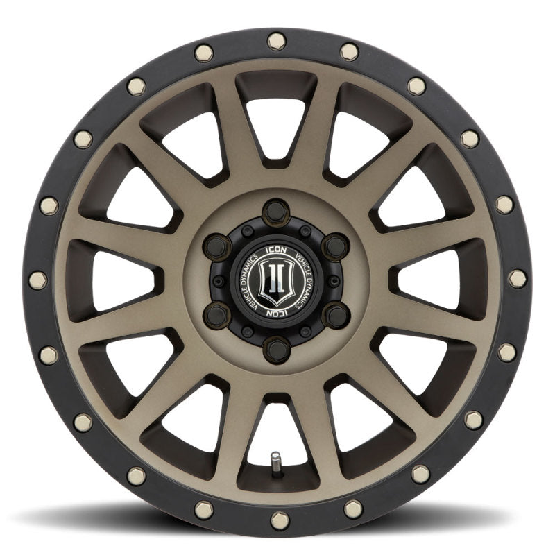 ICON Wheels - Cast ICON Compression 17x8.5 6x5.5 0mm Offset 4.75in BS 106.1mm Bore Bronze Wheel