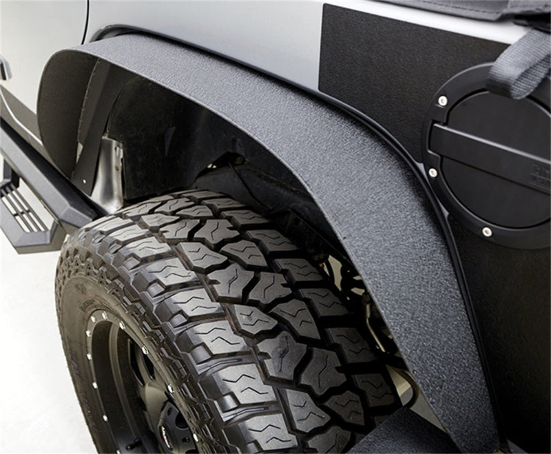 Rampage Fender Flares Rampage 2007-2018 Jeep Wrangler(JK) Steel Fender Flares - Slim - Black