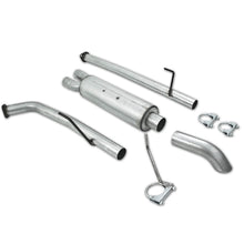 Load image into Gallery viewer, MBRP Catback MBRP 07-08 Toyota Tundra Cat Back Turn Down Single Side Aluminized Exhaust