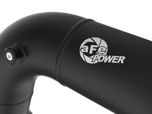 Load image into Gallery viewer, aFe Intercoolers afe 08-10 Ford Trucks V8-6.4L (td) BladeRunner 3 IN Aluminum Hot Charge Pipe - Black