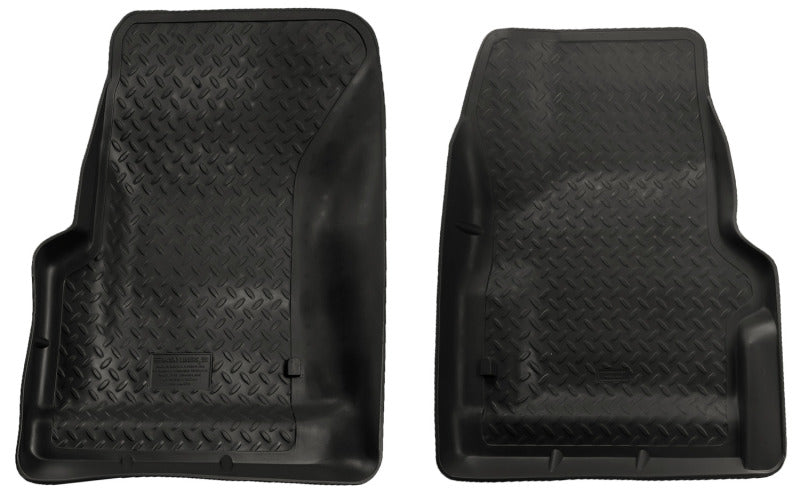 Husky Liners Floor Mats - Rubber Husky Liners 97-06 Jeep Wrangler Classic Style Black Floor Liners