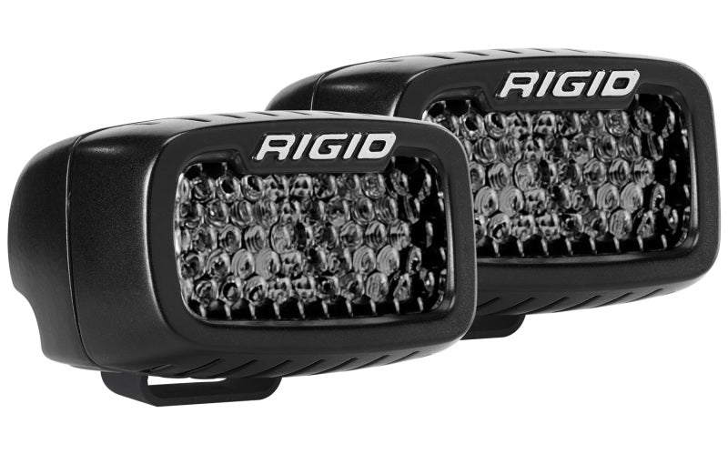 Rigid Industries Light Bars & Cubes Rigid Industries SR-M Series PRO Midnight Edition - Spot - Diffused - Pair