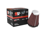 Load image into Gallery viewer, K&amp;N Engineering Air Filters - Universal Fit K&amp;N Universal Chrome Filter 2.25 Inch Flange / 3.5 Inch Base / 2 Inch Top / 4 Inch Height